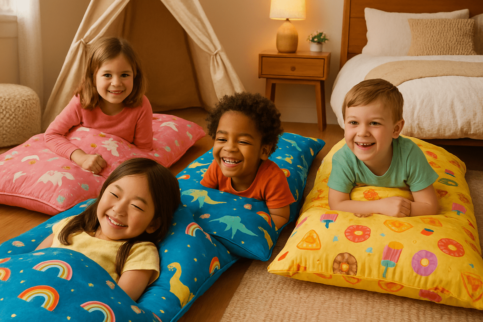 inflatable family non-toxic compact pretty woobie quilt tweens big agnes little red wildkin unicorn 30 coleman happy napper owl glow in the dark fleece degree nap sack novelty outdoor cute 15 callisto duster