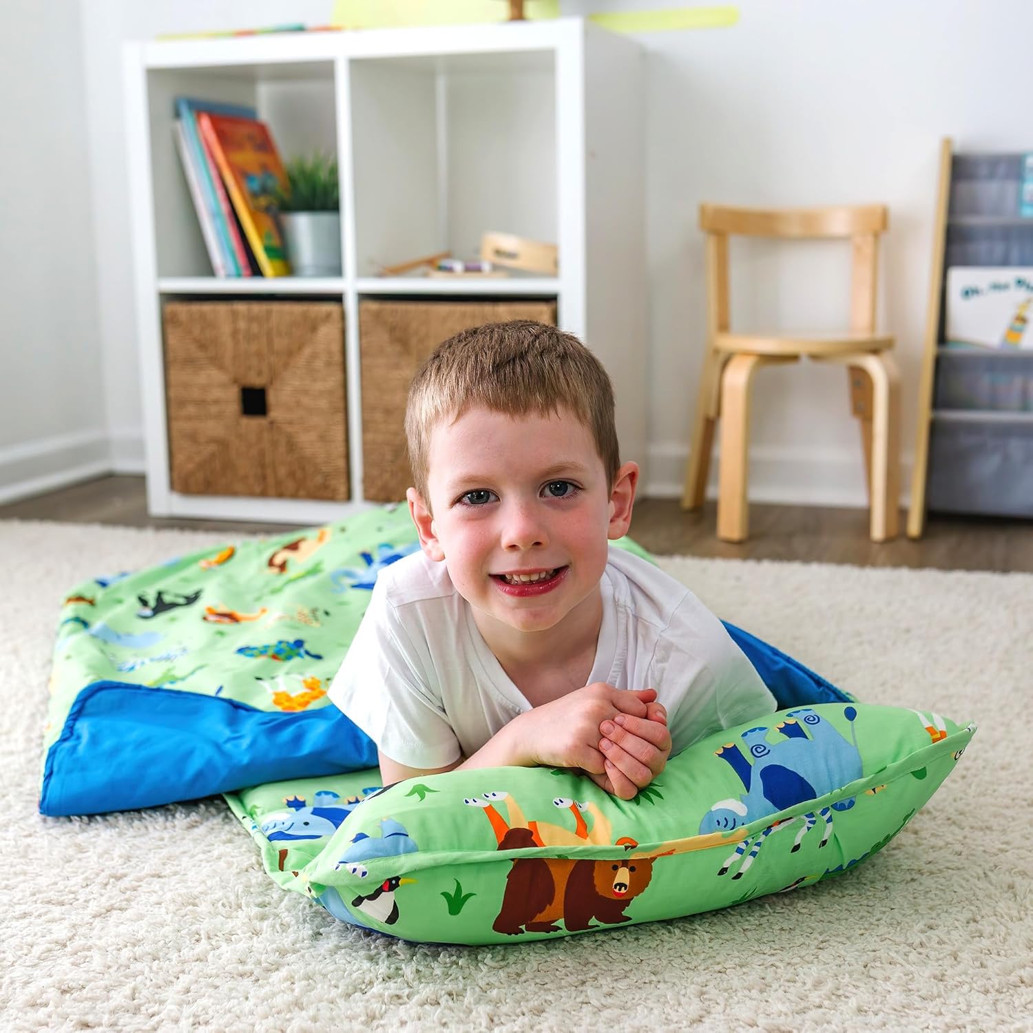 Extra soft fleece sleepover bag for kids with lightweight comfort